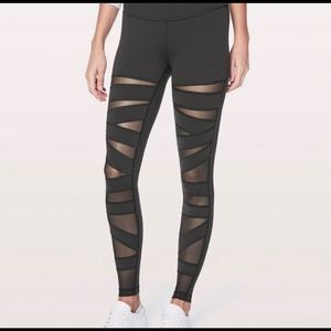 Lululemon Wunder Under Cutout Leggings